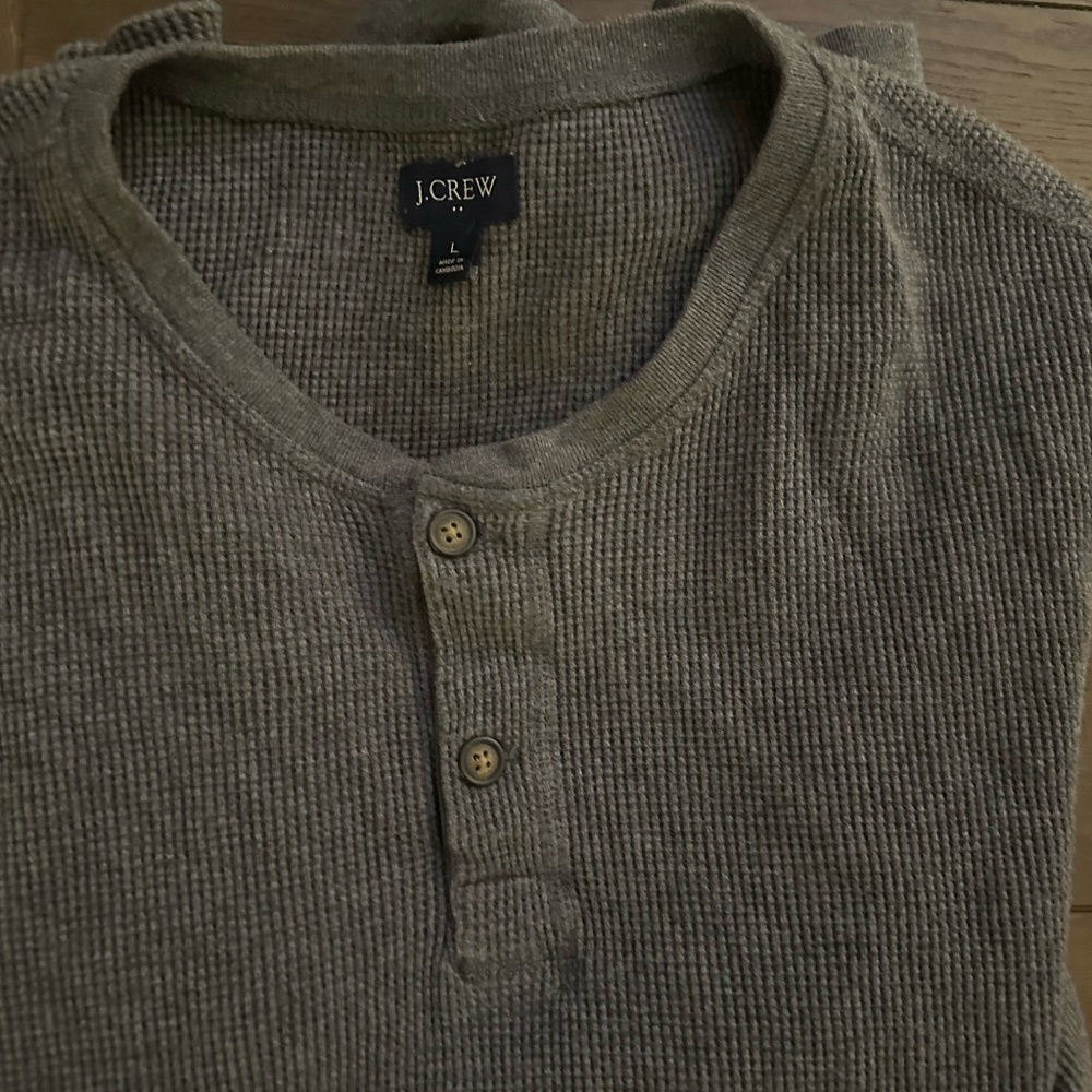 J Crew waffle long sleeve
